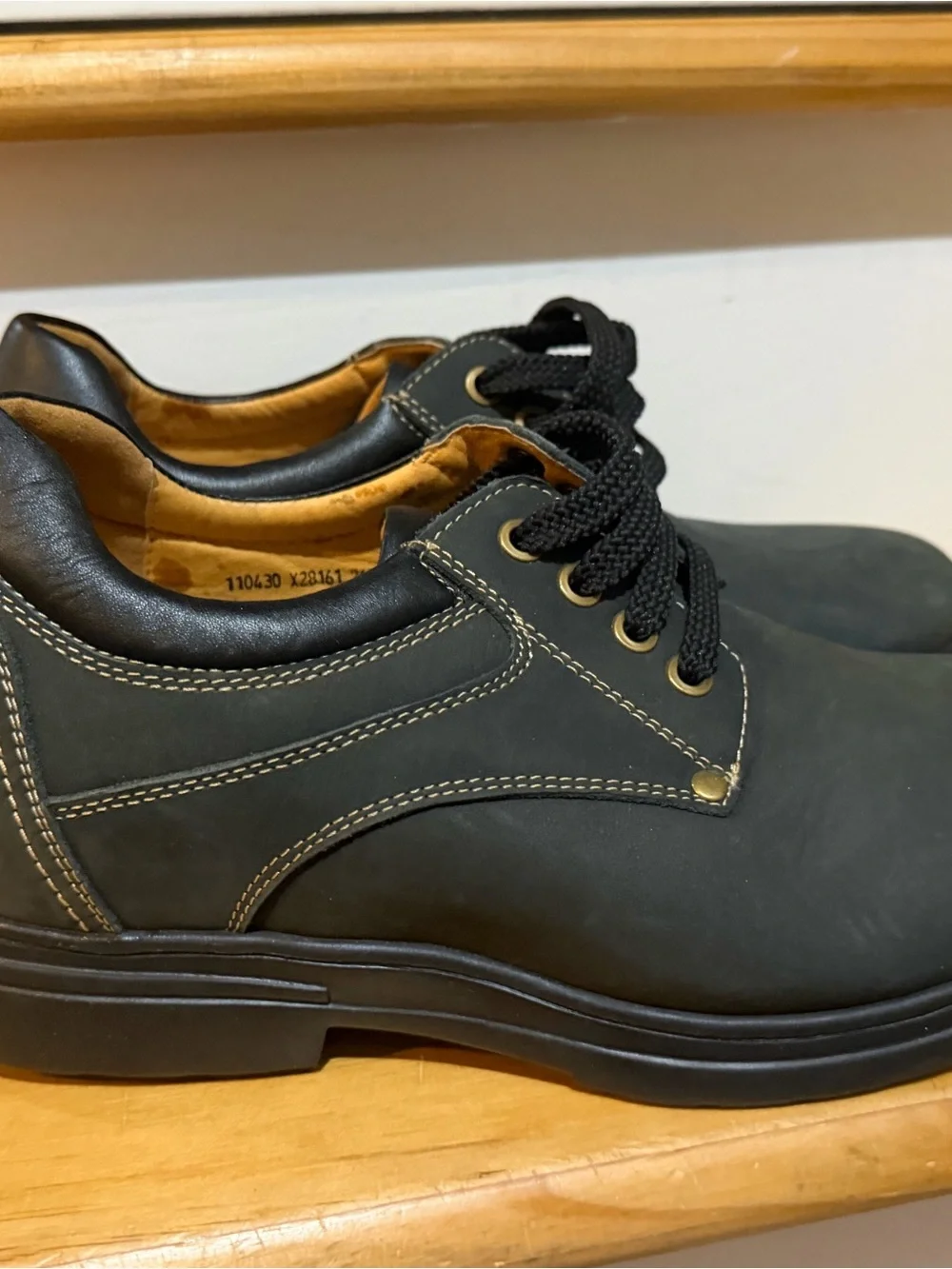 TOTO Invisible Height Elevator Dark Grey Dress Shoes Mens 7 New No Box